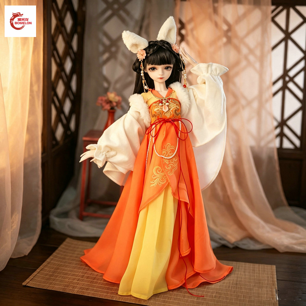 Ethnic Fashion Model - دمى BJD يدوية الصنع مقاس 1/3،