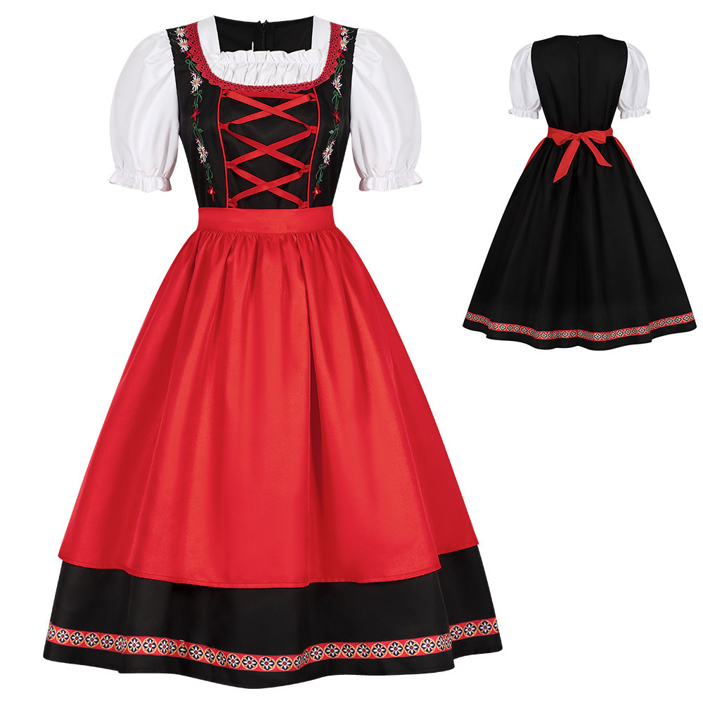 Ethnic Style Dresses - زي مهرجان أكتوبر الألماني الجديد فستان