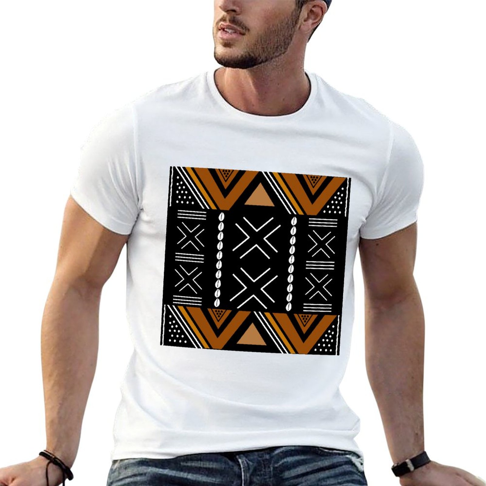 تي شيرت بتصميم بوجولان من القم - مراجعة Mudcloth Print Top وسعره