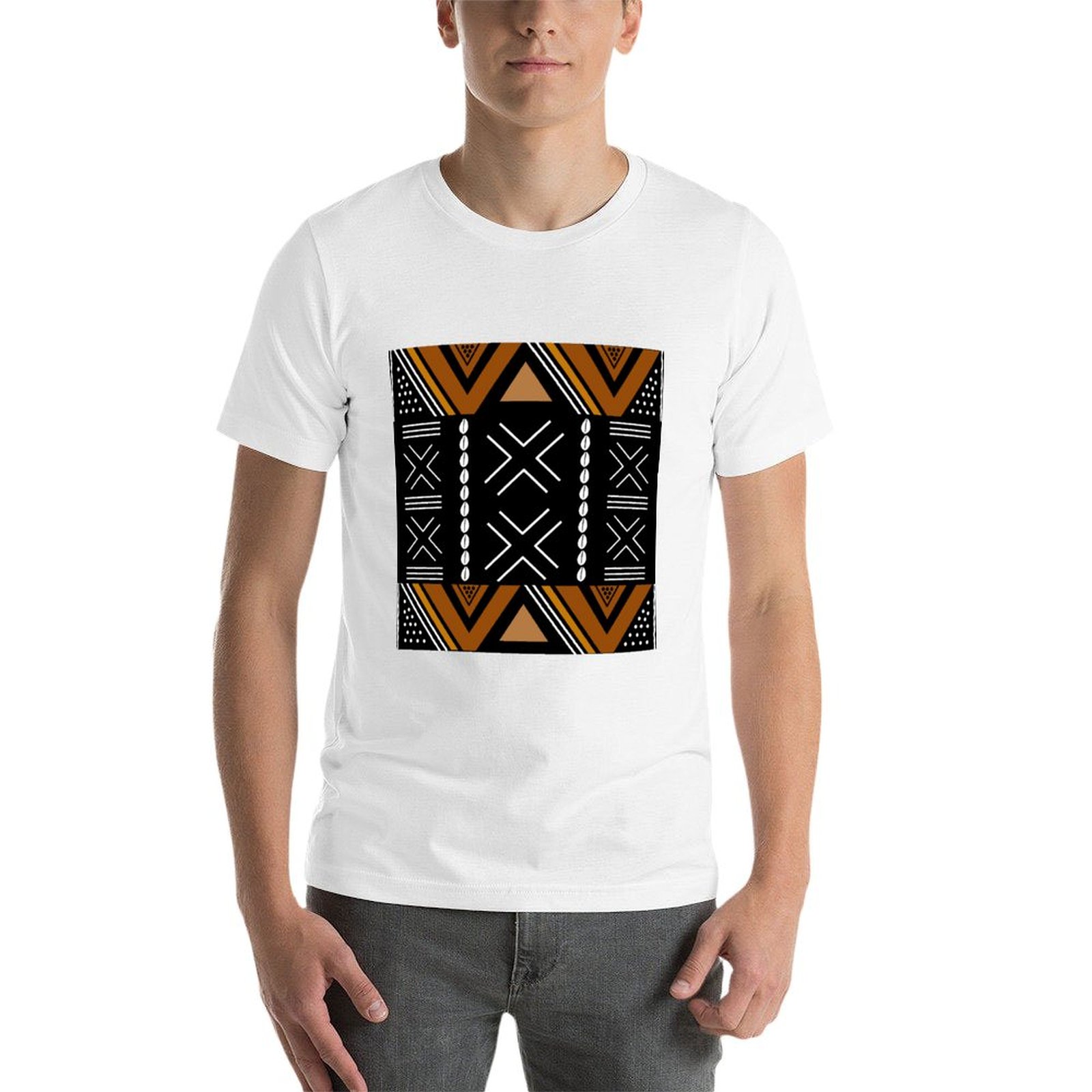 تي شيرت بتصميم بوجولان من القم - مراجعة Mudcloth Print Top وسعره