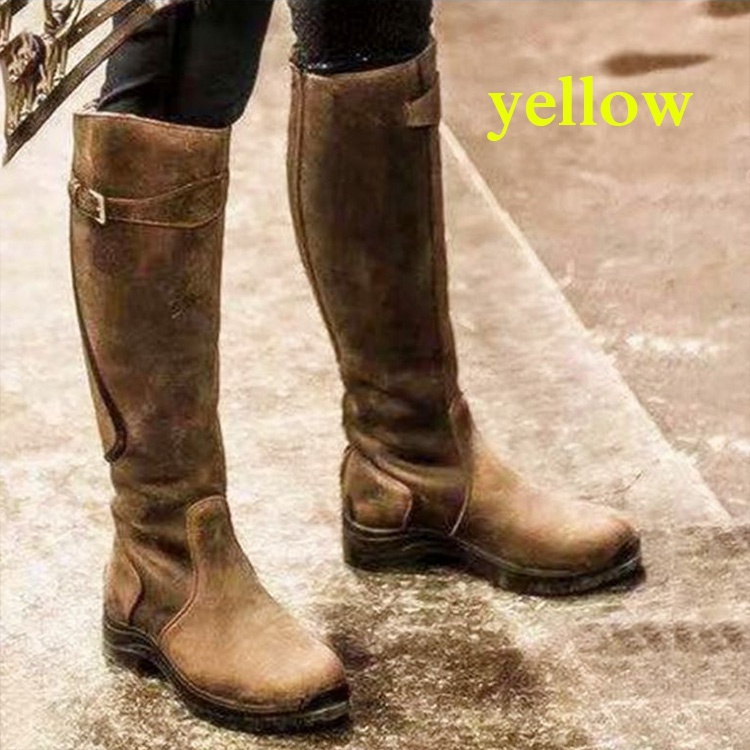 نساء شتاء موضة جلدية أحذية كعب - مراجعة Winter Ethnic Fashion For Women وسعره