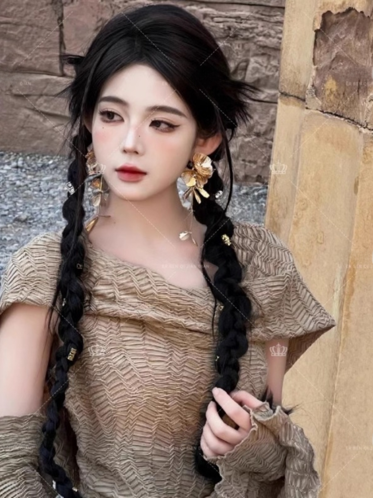 فستان طويل بتصميم صحراوي، أزيا - مراجعة Ethnic Style Dresses وسعره
