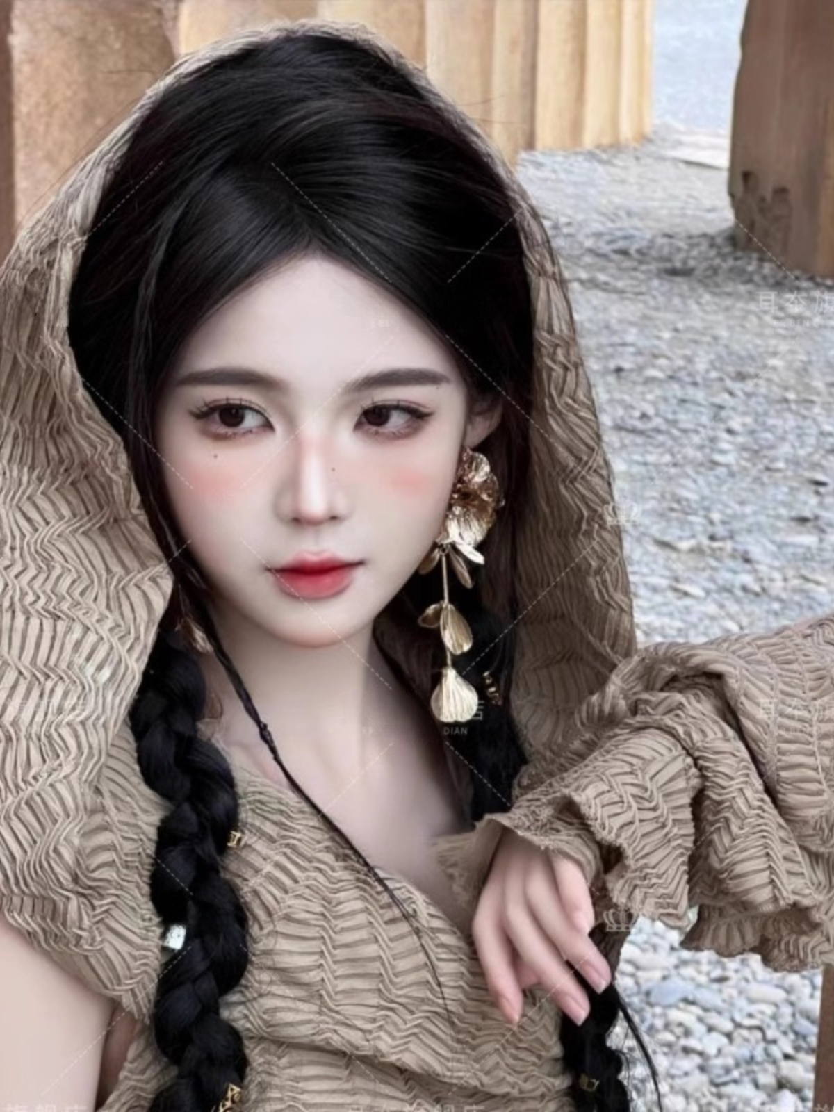 فستان طويل بتصميم صحراوي، أزيا - مراجعة Ethnic Style Dresses وسعره