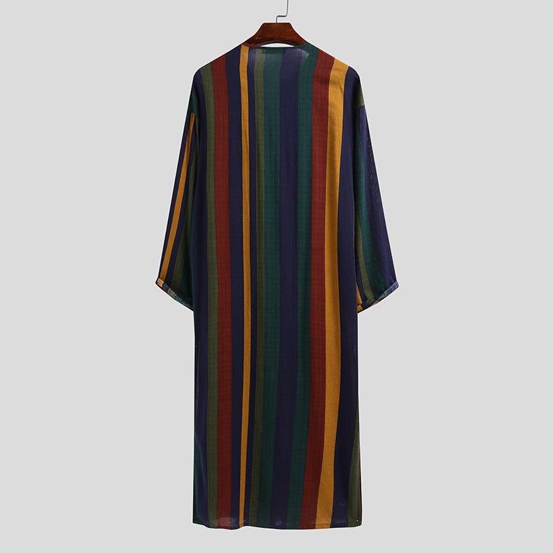 قميص رجالي طويل مطبوع بتصميم ر - مراجعة Ethnic Wear Men'S Fashion وسعره