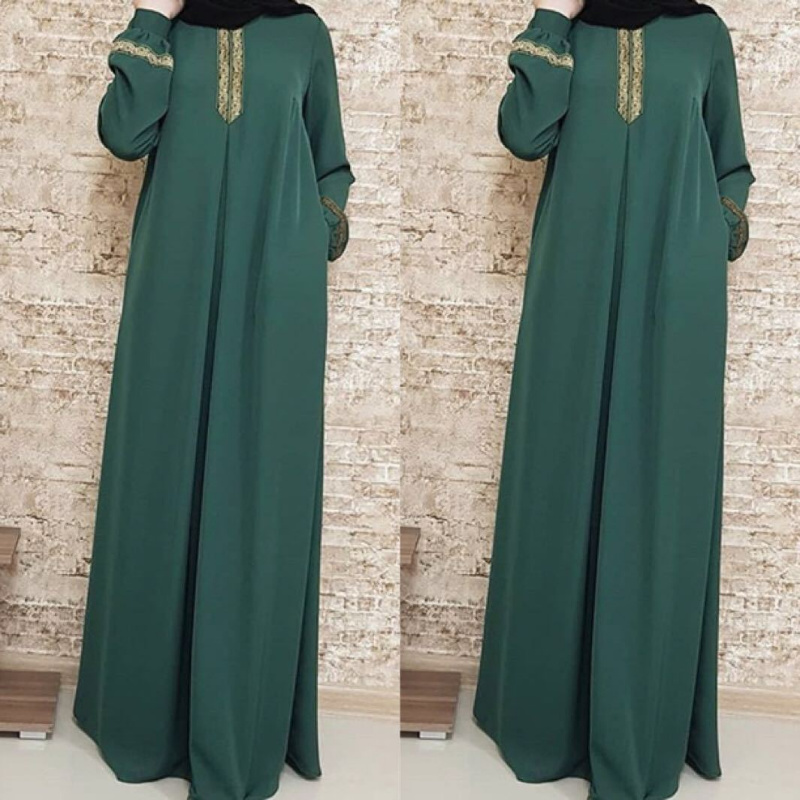 عبايات نسائية بطبعة عرقية إسلا - مراجعة Winter Ethnic Fashion For Women وسعره