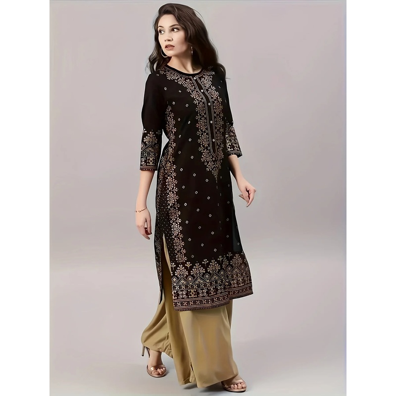 طقم ملابس نسائي كاجوال بأسلوب  - مراجعة Ethnic Style Dresses وسعره