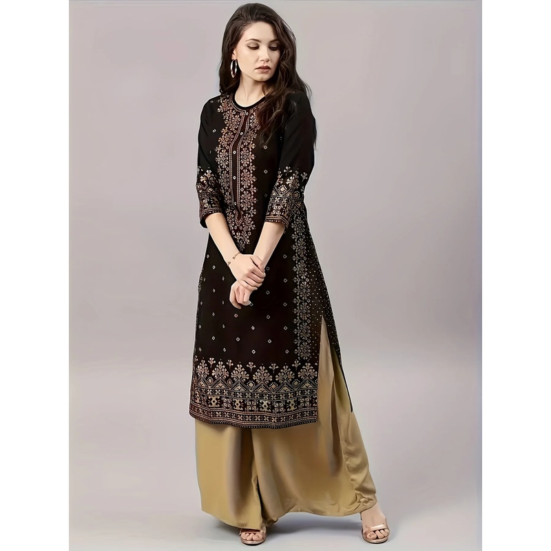 طقم ملابس نسائي كاجوال بأسلوب  - مراجعة Ethnic Style Dresses وسعره