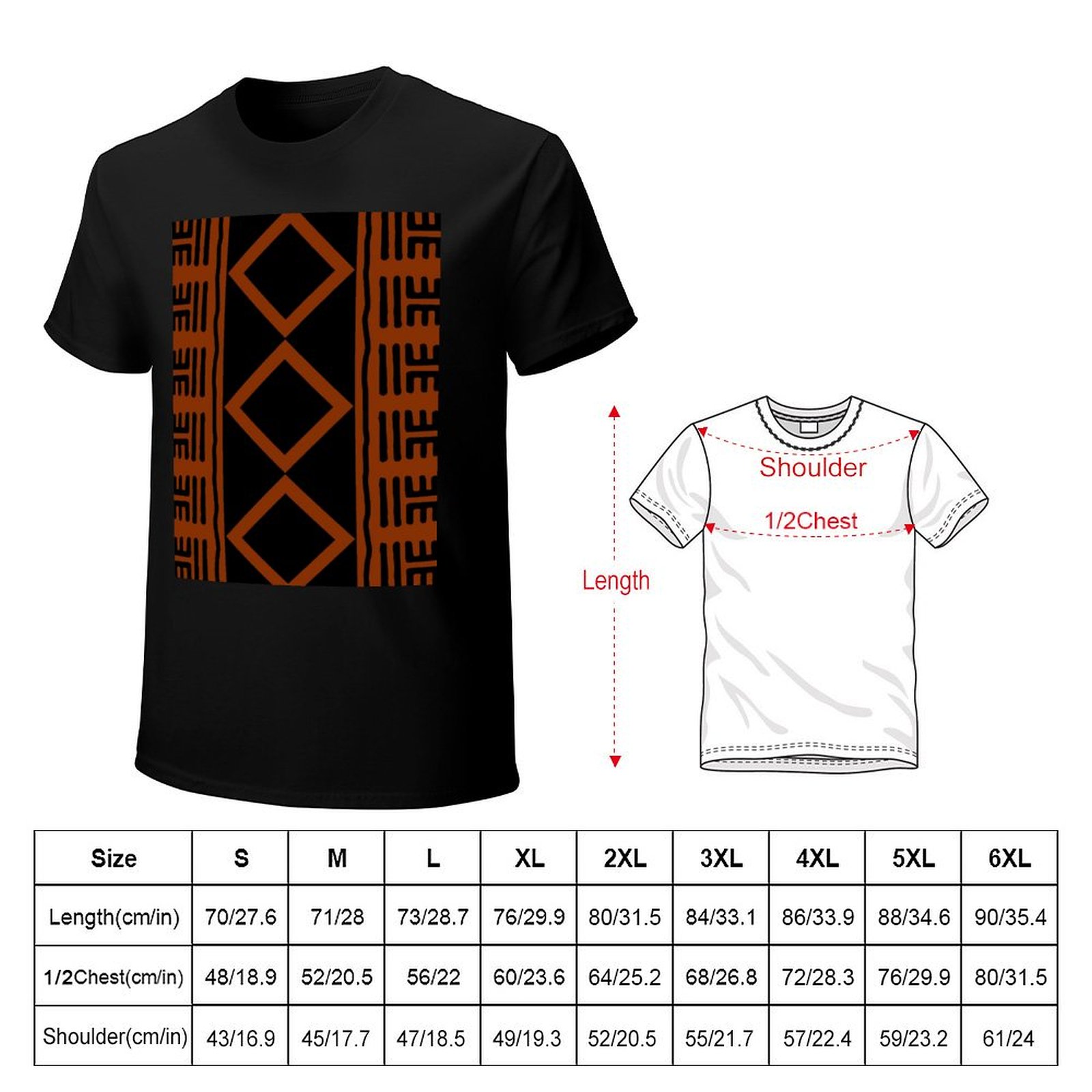 قميص من القماش الأفريقي الملون - مراجعة Mudcloth Print Top وسعره