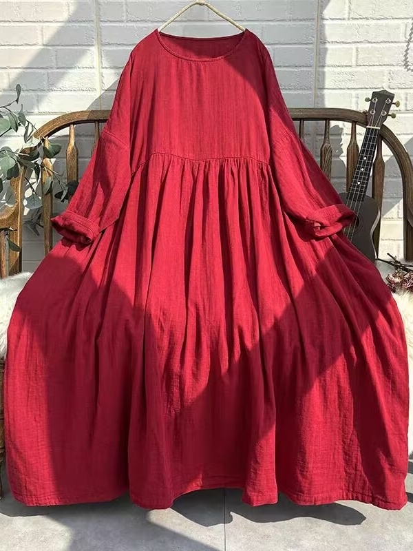 فستان طويل نسائي بألوان زاهية  - مراجعة Ethnic Style Dresses وسعره